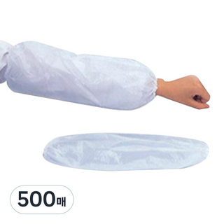 베스트라이프 일회용 비닐 위생 팔토시, 500개