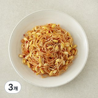 집반찬연구소 매콤 콩나물무침, 130g, 3개