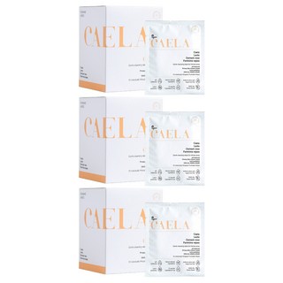 카엘라 락토 다마스크로즈 여성청결티슈 15p, 75g, 3개