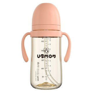 유비맘 시그니처 PPSU 빨대컵 280ml, 1개, 딸기