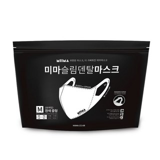 미마마스크 슬림덴탈마스크 중형 M