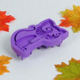 댕댕이SHOP 반려동물 마사지 앤 목욕브러쉬 12.3 x 7.4 cm, 고양이, 1개
