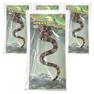 파충류세계 칠점사 동물피규어, 4개