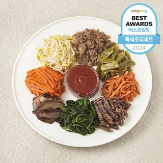 남도애꽃 풍성한 비빔밥세트, 350g, 1팩