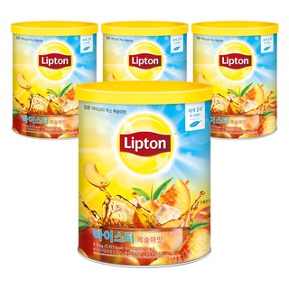 립톤 아이스티 믹스 복숭아맛, 1.5kg, 4개