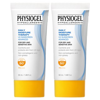 피지오겔 DMT UV 어드밴스드 썬스크린 SPF50+ PA++++, 50ml, 2개