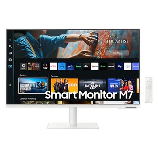 Samsung 三星 27吋M7 4K智慧聯網螢幕 白色 S27CM703UC, 27吋
