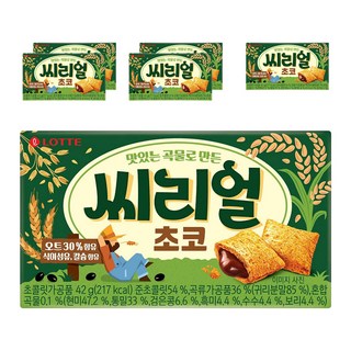 롯데웰푸드 씨리얼 초코, 42g, 6개