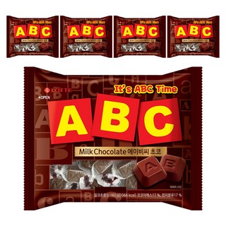 롯데웰푸드 ABC 초코 밀크 초콜릿 이미지