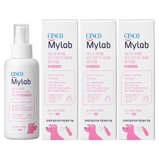 세스코마이랩 모기 진드기 기피제 반려견용, 3개
