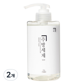 살림백서 주방세제 청귤향, 500ml, 2개