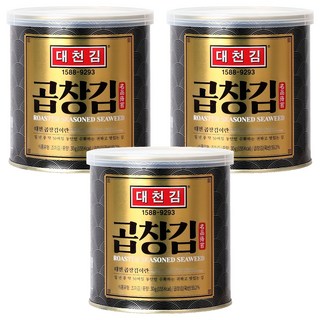 대천김 곱창김 캔, 30g, 3개