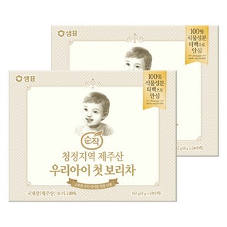 순작 제주산 우리아이 첫 보리차, 8g, 24개입, 2개