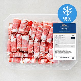 굿미트찹 우삼겹 돌돌말이 구이용 (냉동), 500g, 1개