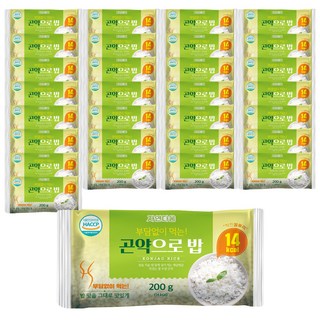 자연다움 곤약으로 밥, 200g, 30개_쫄깃한 식감의 특별한 매력