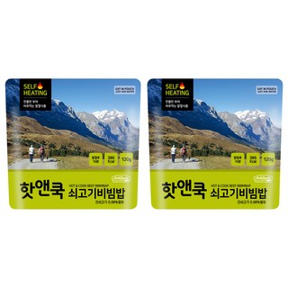 이지밥 핫앤쿡 쇠고기비빔밥, 120g, 2개