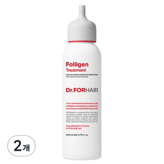 닥터포헤어 폴리젠 탈모 완화 헤어트리트먼트, 200ml, 2개 닥터포헤어샴푸