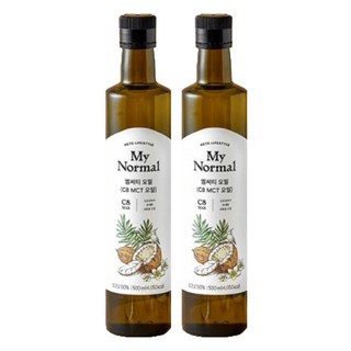 마이노멀 C8 엠씨티 오일, 500ml, 2개