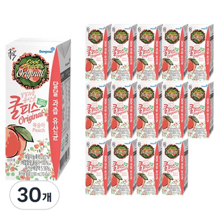 소와나무 동원 쿨피스 복숭아, 190ml, 30개