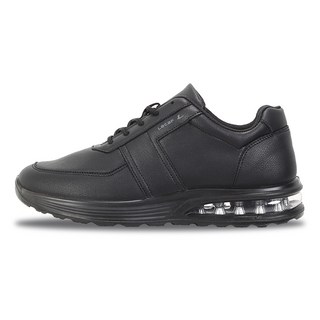 LECAF 男款皮革AIR運動鞋 LE4W153BLK