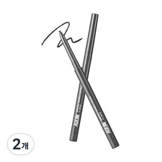 머지 더 퍼스트 슬림 젤 아이라이너 0.05g, GS2 블랙 스피넬, 2개