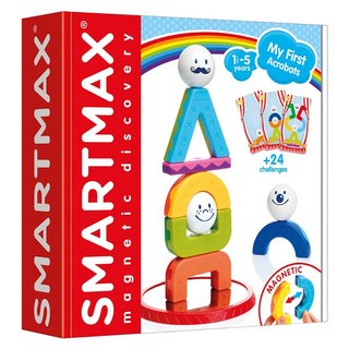 SMART GAMES SMARTMAX 磁力接接棒 馬戲團平衡樂, Set 1組, 1.5-5歲