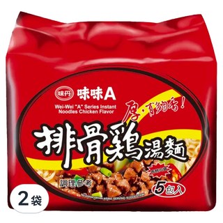 味丹 味味A 排骨雞湯麵, 10包