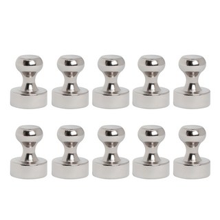 코지파파 네오디뮴 강력자석 체스형 12mm, 실버, 10개