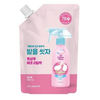 온더바디 코튼풋 발을 씻자 풋샴푸 비누향 리필, 1개, 1개입, 500ml