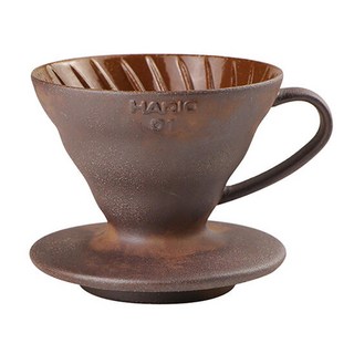 HARIO 好璃奧 V60老岩泥五次燒01濾杯, 199 x 100 x 82mm 300g, 1個