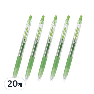 파이롯트 쥬스 젤잉크펜 0.38mm, 애플그린, 20개