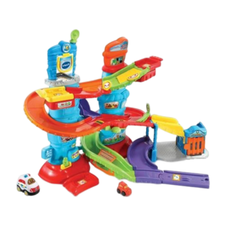 vtech 偉易達 嘟嘟車系列 警察巡邏塔軌道組