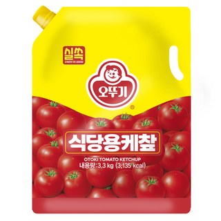 오뚜기 실쏙 식당용케찹 스파우트팩, 3.3kg, 1개