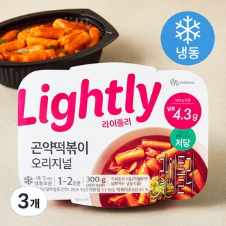 라이틀리 곤약떡볶이 오리지널 (냉동), 300g, 3개