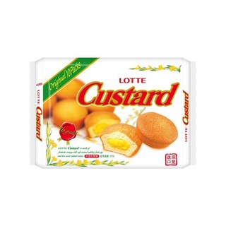 LOTTE 樂天 Custard 蛋黃派 10顆, 230g, 1盒