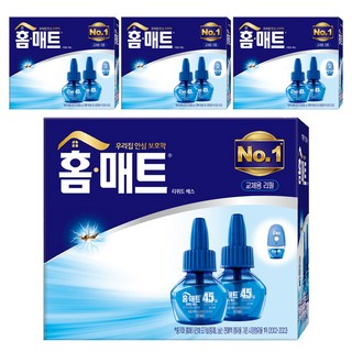 홈매트 리퀴드 에스 리필, 58ml, 4개