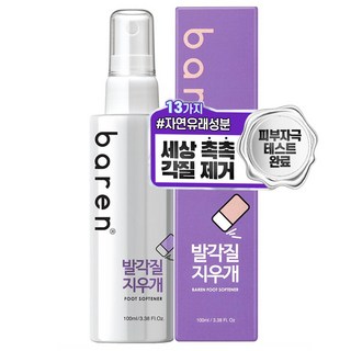 바렌 발 각질지우개 풋 소프트너 100ml, 1개입, 1개