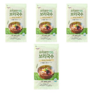 효자원 보리로만 만든 보리국수, 500g, 4개