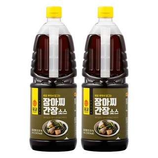 몽고식품 장아찌 간장 소스, 1.8L, 2개