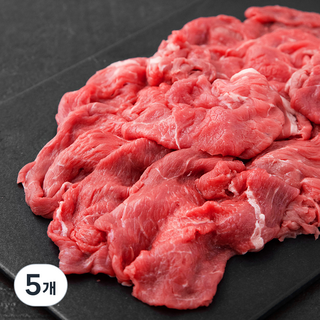 푸드랩플러스 호주산 곡물비육 앞다리 불고기 샤브샤브용 (냉장), 800g, 5개