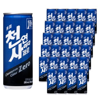천연사이다 제로, 250ml, 30개