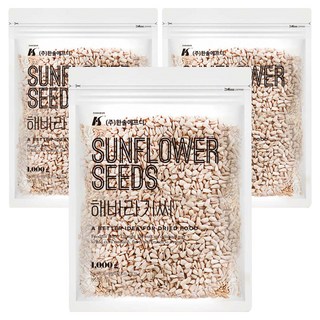한솔에프디 해바라기씨, 1kg, 3개