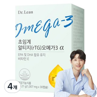 닥터린 초임계 알티지 오메가3 알파 24g, 30정, 4개