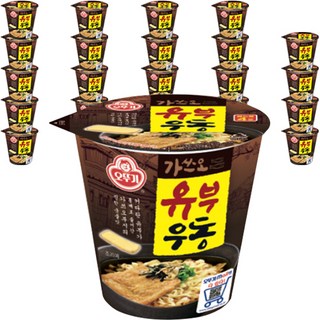 오뚜기 가쓰오 유부 우동 컵 62g, 30개 묶음 유부우동컵라면 오뚜기 가쓰오 유부 우동 컵 62g, 30개 묶음 유부우동컵라면