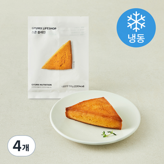 제로베이커리 스콘 플레인 (냉동), 55g, 1개입, 4개