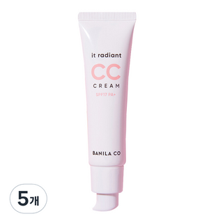 바닐라코 잇 래디언트 씨씨 크림 SPF17 PA+ 30ml, 5개