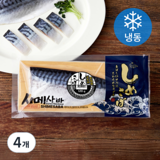 고래미 시메사바 (냉동), 4개, 120g