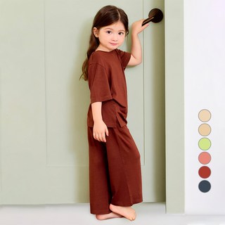 유니프랜드 아동용 모달 컴포트 상의 + 8부 하의 세트