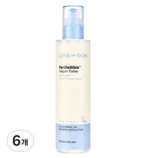 홀리카홀리카 레스온 판테바이블 비건토너, 170ml, 6개