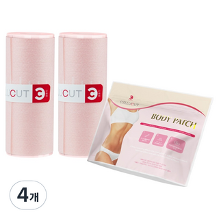 셀룰컷 바디패치 모든부위용, 10개입, 4세트